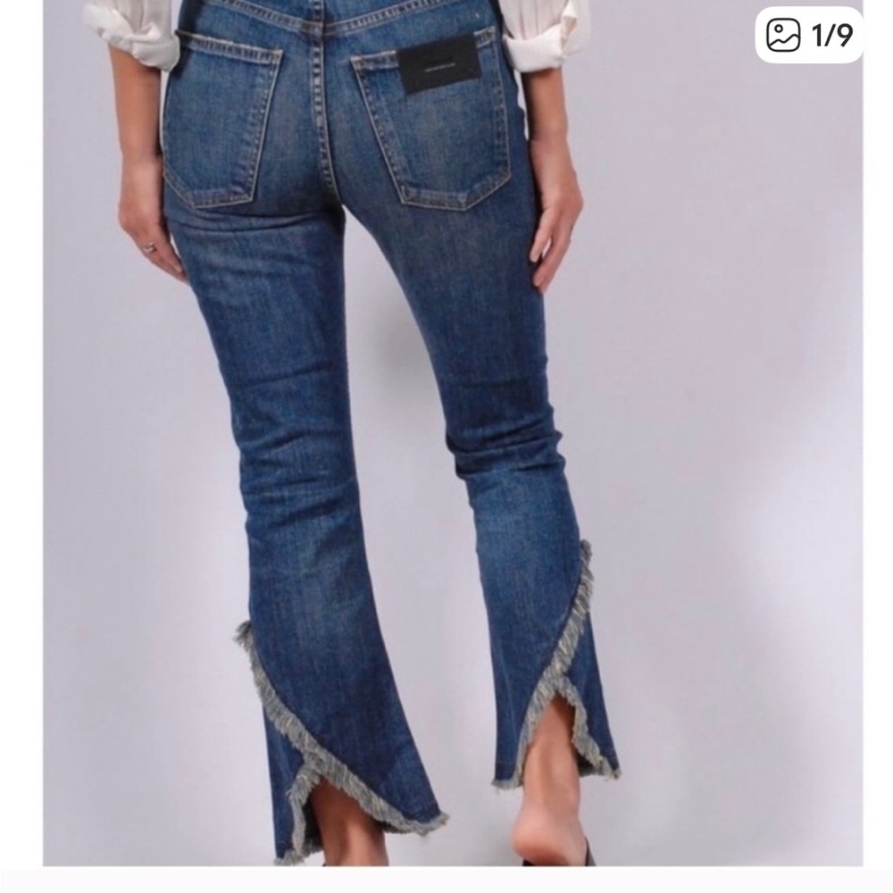 Citizens of Humanity Women’s Drew Fray Crop Flare Jeans Size 26